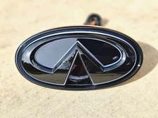 FOR 2014-2024 INFINITI Q50 COLOR CHANGING RGB LED GRILL EMBLEM Gloss Black.