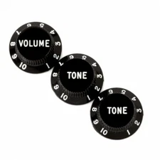 Fender Stratocaster® Tone/volume knobs; black
