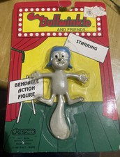 ロッキー と ブルウィンクル と 友達 フィギュアセット 1991年 1991 Bullwinkle & Friends Bendable Figures- Sealed- Rocky