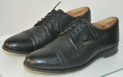 Brooks Brothers 346 Black‎ Leather Cap Toe Oxford Dress Shoes Men\'s Size 9.5D Brooks Brothers Men main image 4