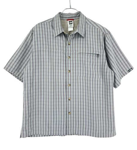 The North Face Men's Short Sleeve Check Casual Shirt Size M