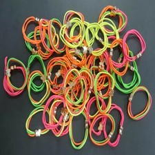 48 pcs Bright Colors Elastic stretch Hair Ties Bands Rope Ponytail Holders Lots