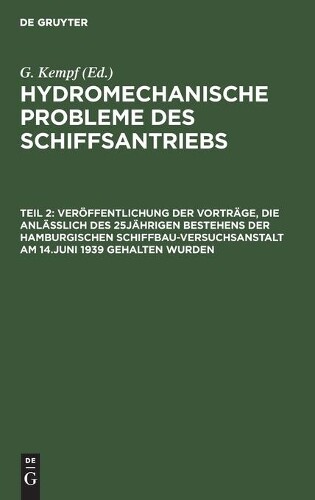 Verffentlichung Der Vortrge, Die Anllich Des (gebundene Ausgabe) (us