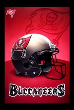 Tampa Bay Buccaneers 2 Helmet NFL FOOTBALL TEAM  Sports -MAGNET