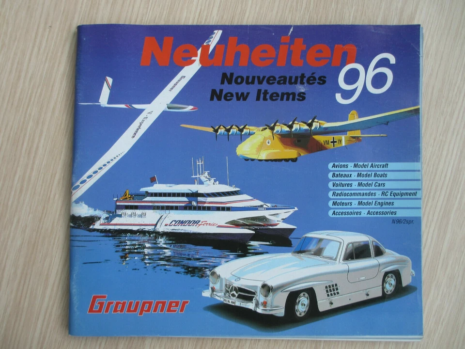 CATALOGUE NOUVEAUTES 1995 GRAUPNER MODELLING MODELISME MODELLBAU 95 pages - Photo 1/1