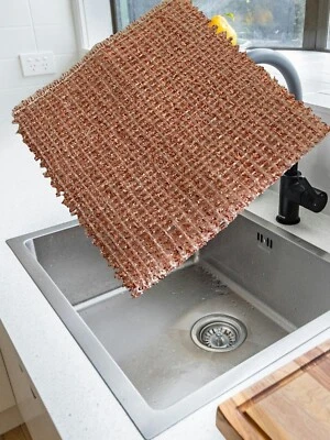 KUPFERLAPPEN KUPFERTUCH KUPFER LAPPEN TÜCHER COOPER RAG TOWEL LAPPEN KALK ROST - Bild 1 von 4