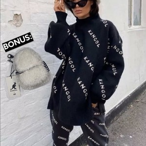 mint velvet black animal star front jumper