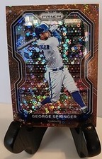 21 Prizm Toronto Blue Jays George Springer Tier II Bronze Donut Circles 28/40