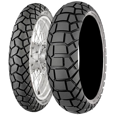 TYRE PAIR CONTINENTAL 120/70-19 60V TKC70 M+S + 140/80-17 69S TKC70 ROCKS M+S