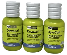 3x Deva Curl One Condition Decadence Ultra Rich Cream Conditioner 3 fl. Oz. Ea.