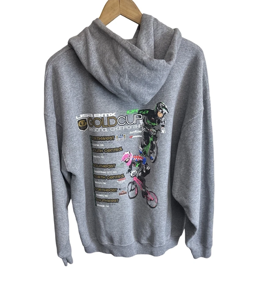 Sudadera con capucha campeonato 2016 Copa Oro BMX de Estados Unidos para hombre talla 2XL�� Foto 3 de 4