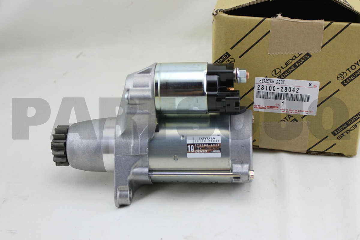 2810028042 Genuine Toyota STARTER ASSY 28100-28042 | eBay