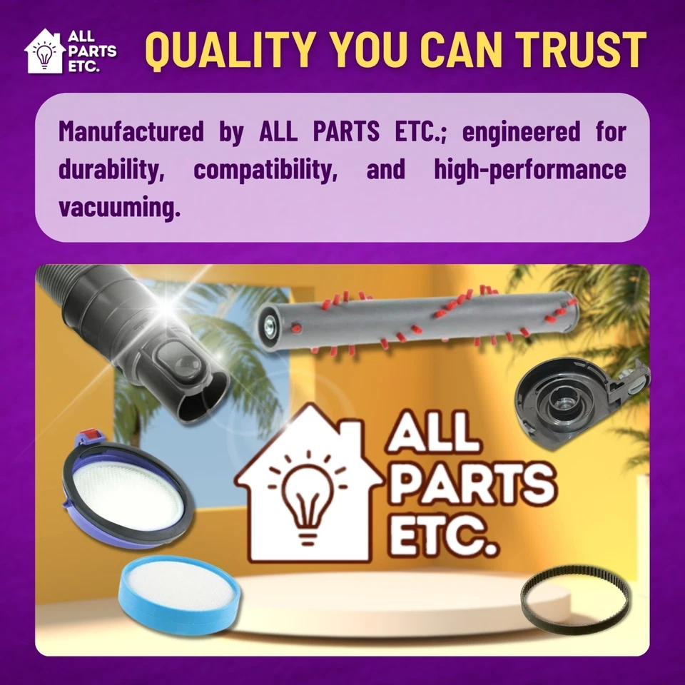 Replacement TuneUp Kit for Dyson DC25 Vacuums Brushroll, Filters & More - 6 Pack - Image 2 of 4