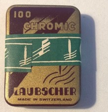 Boite d'aiguilles pleine Laubscher phonographe gramophone - neuve de stock