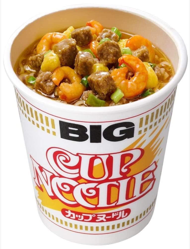 NISSIN CUP NOODLE Original Ramen BIG Curry Seafood Chili Tomato