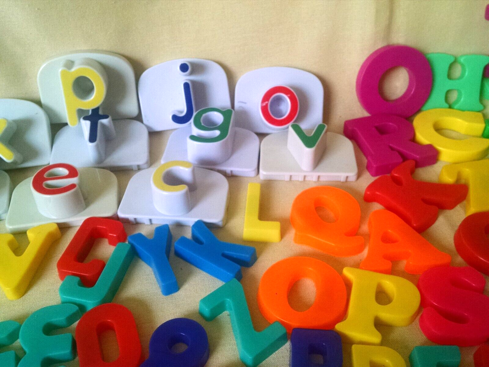 Magnetic Letters Numbers Math Signs Large Lot Various Sizes Colors ...