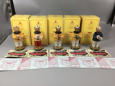 WADE CATKINS CLOWNS COMPLETE SET OF 10 All Boxed + COA - RARE LTD EDITION Only 22