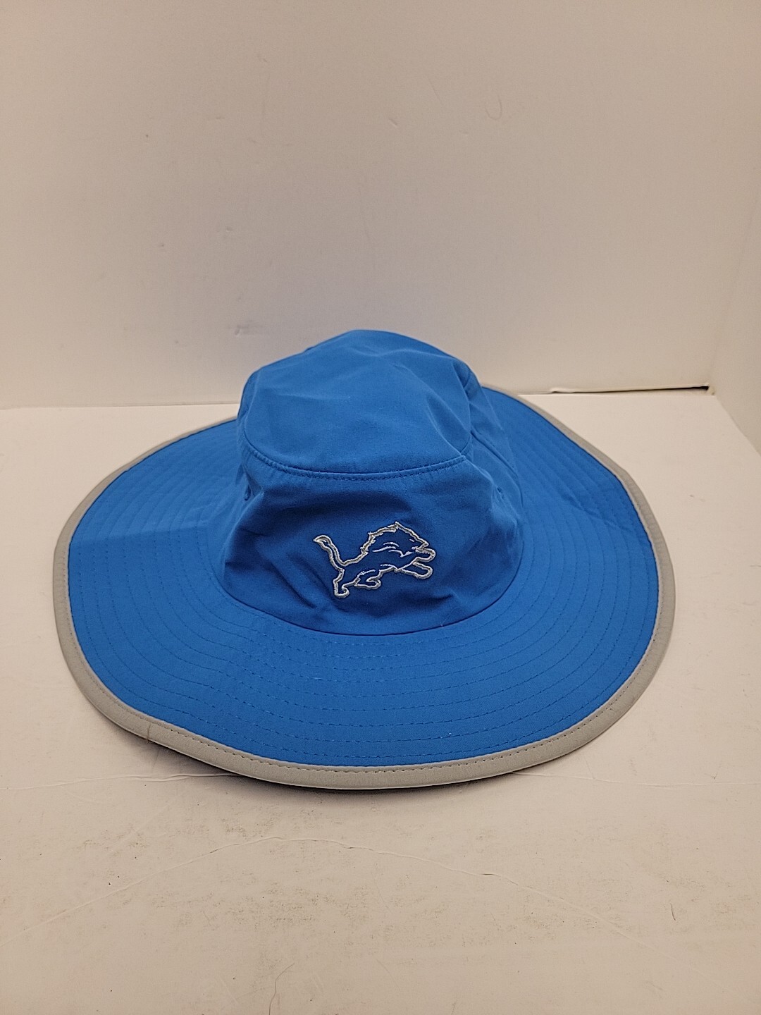Detroit Lions Bucket Hat One Size Grey Blue Fisherman’s Sports Cap NFL Football