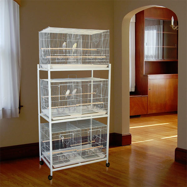 Lot of 3 Large Bird Flight Breeding Cages 30x18x18 Lot of 3 Large Bird Flight Breeding Cages 30x18x18