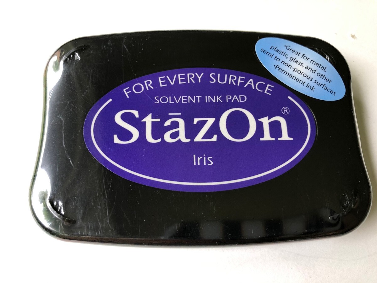 Tsukineko Nom297455 StazOn Solvent Inkpad Stone Gray for sale