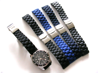 Cinturino Per Orologio In Silicone Traspirante Perforato 18mm - Foto 3