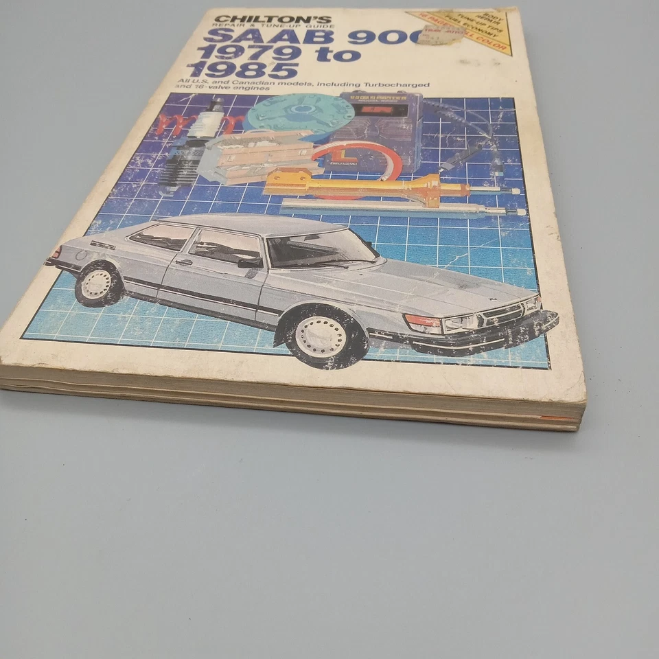 Chilton's Saab 900 1979-85 Reparación Guía de puesta a punto Manual de servicio Todos los modelos 7572 Foto 2 de 4