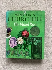 The Island Race ~ Winston S. Churchill - 1st Edition 1964 Hardback Book with DJ