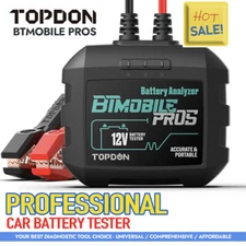 TOPDON BTMobile PROS 12V Car Battery Charging Cranking Tester Tool Wireless AGM