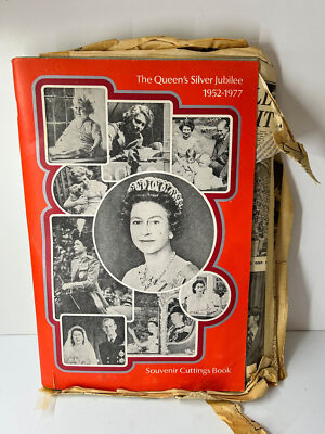 The Queen's Silver Jubilee 1952 - 1977 Sammelalbum mit großer Menge Stecklinge