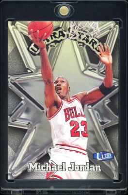 Michael Jordan 1997-98 Fleer Ultra #1 Ultra Stars SSP Foil