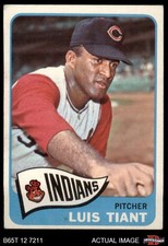 1965 Topps #145 Luis Tiant Indians RC 3 - VG