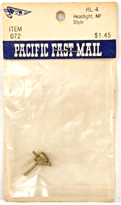 #ad HO Scale Pacific Fast Mail #HL 4 Headlight Northern Pacific Style Item #072 $7.99