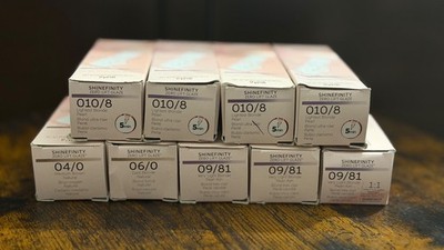 Wella Shinefinity Zero Lift Glaze 2 oz (Lot of 9)