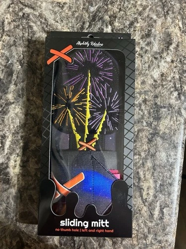 SOLD OUT! Rare Absolutely Ridiculous Fireworks Sliding Mitt YOUTH SIZE /225 Made - product listing photo