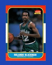 1986-87 Fleer Set-Break # 11 Rolando Blackman NM-MT OR BETTER *GMCARDS*