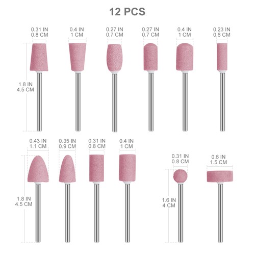 Nail Polisher Drill Professional Bits Art Accessories Grinding Head - Picture 5 of 10