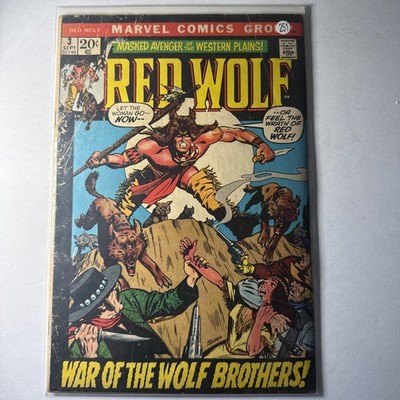 Red Wolf #3 Poor/Fair. Marvel Comics 1972.  Silver Age.