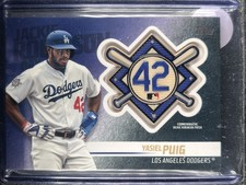 Puig, Yasiel - 2018 Topps - Jackie Robinson Commemorative Patch