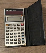Sharp EL-510 Solar Cell Scientific Calculator with Original Cover