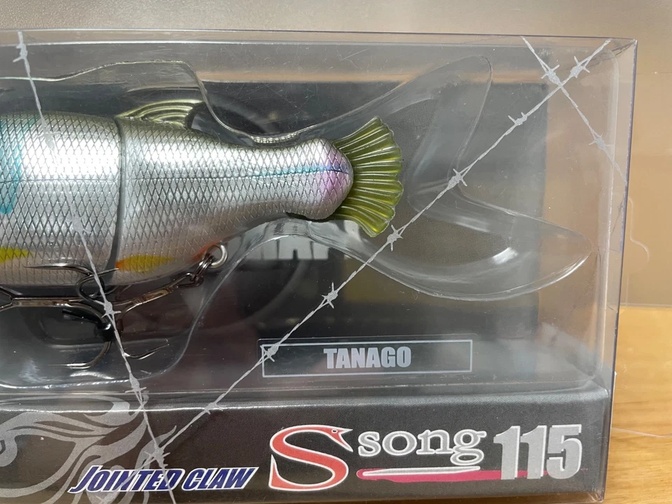 GAN CRAFT S-SONG 115 Flotante #01 Tanago Swimbait Glidebait Garra Articulada Sin Usar Foto 4 de 4