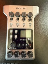 Zoom PodTrak P4 Portable Multitrack Podcast Recorder BUNDLE - complete kit