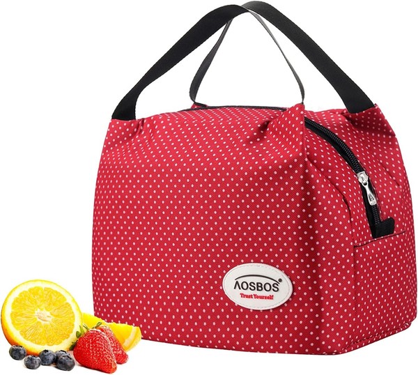 KüHltasche Faltbar 8,5L ReißVerschluss Damen Lunchbag Isoliertasche-image