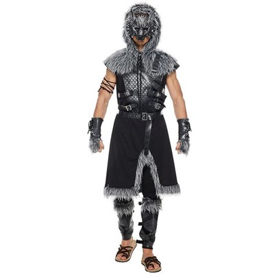 Male Werewolf Halloween Costume (Multicolored, X-Large)