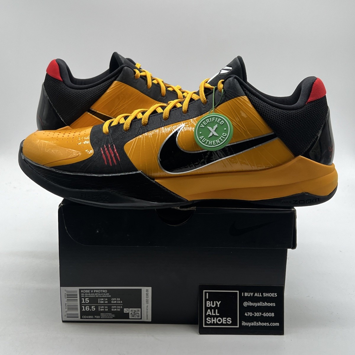 シューズ(男性用) masa.mino nike kobe5 Protro Bruce Lee Nike Zoom Kobe 5 Protro Bruce Lee 2020 for Sale - Authenticity