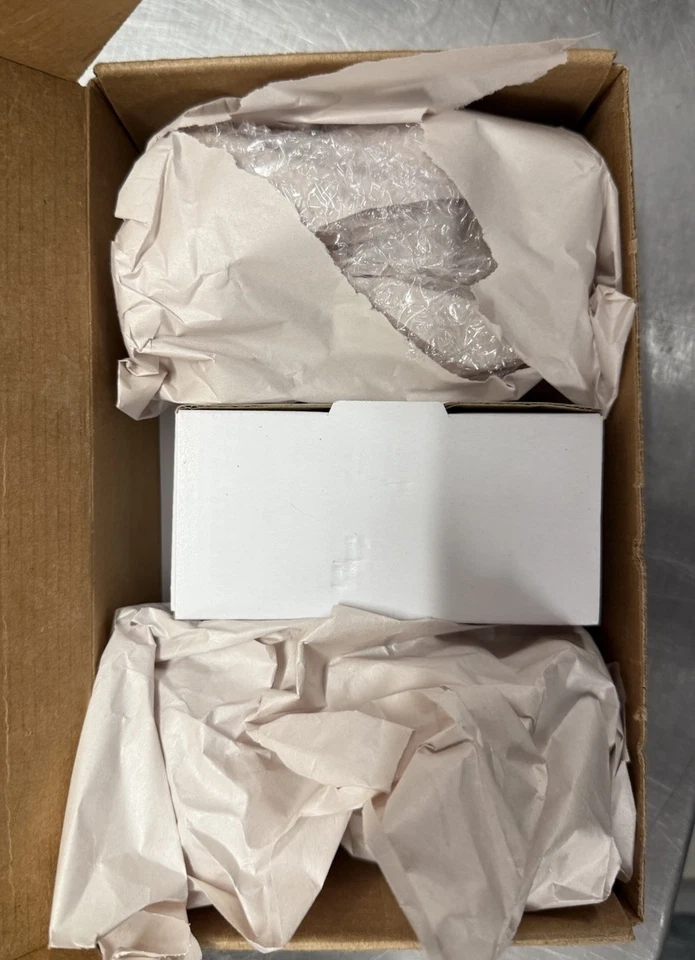 怀旧仓库绳子 Rosette 2.75 英寸后背玻璃刀、锡、隐私 — 第 4/4 张图片