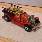 Vintage Hot Wheels Old Number 5 Fire Engine Truck 1980 Hong Kong