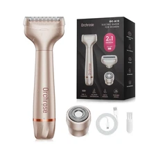 Electric Razor for Women Body: Rechargeable Painless Electric Shaver for Biki...