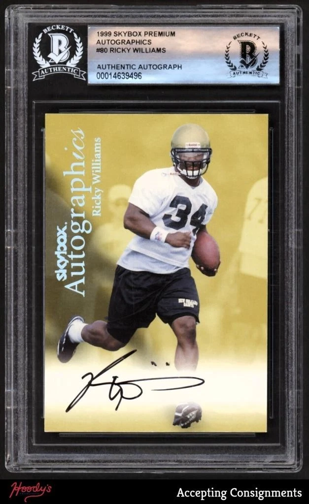 Ricky Williams Skybox Premium Autographics # Autographics
