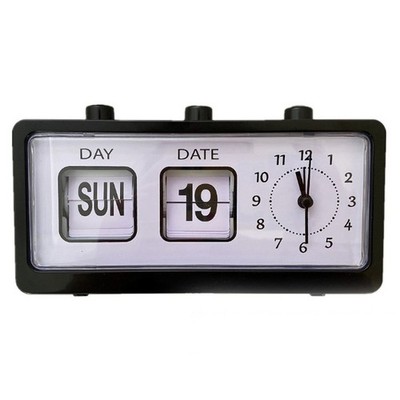Manual Page Turning Clock Digital Clock Square Vielseitiger  Study Ca8169