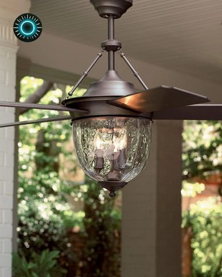E-KM52ABZ5LKRC Knightsbridge Collection 52-Inch Indoor/Outdoor Ceiling Fan with